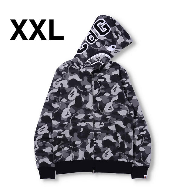 【XXL】CDG BAPE SHARK FULL ZIP HOODIE 大阪限定 メンズのトップス(パーカー)の商品写真