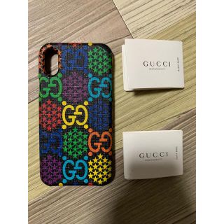 グッチ(Gucci)のiPhone X XS スマホ ケース カバーGUCCI サイケデリック(iPhoneケース)