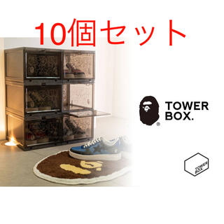 アベイシングエイプ(A BATHING APE)の最終値下　A BATHING APE × TOWER BOX 10個セット(ケース/ボックス)