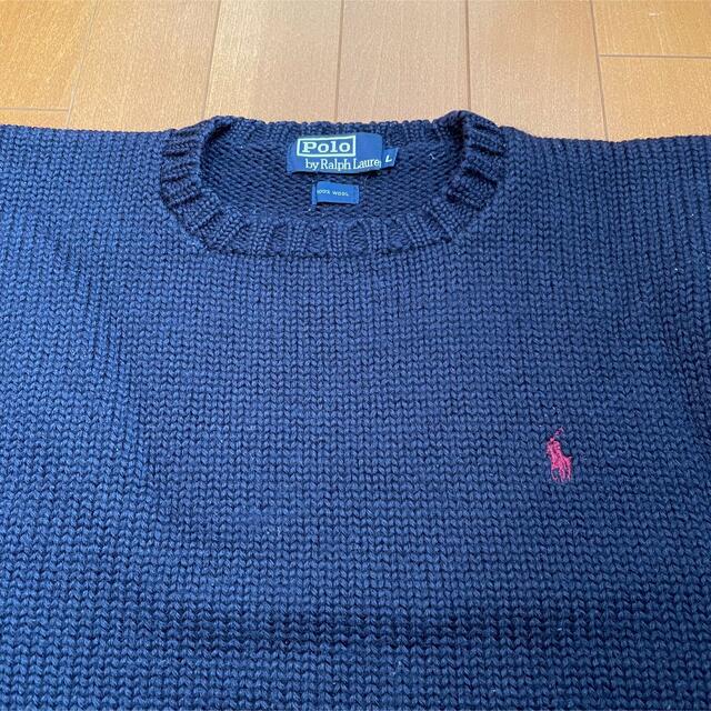 Ralph Lauren(ラルフローレン)の【ひーーーろ様専用】POLO Ralph Lauren クルーネック ニット  メンズのトップス(ニット/セーター)の商品写真