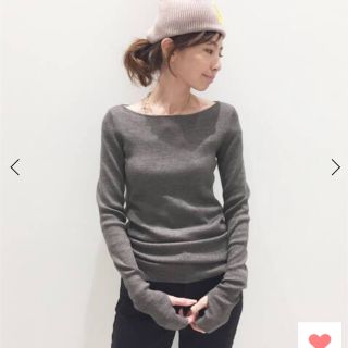 アパルトモンドゥーズィエムクラス(L'Appartement DEUXIEME CLASSE)のL'Appartement ボートネック Rib Knit新品未使用(ニット/セーター)