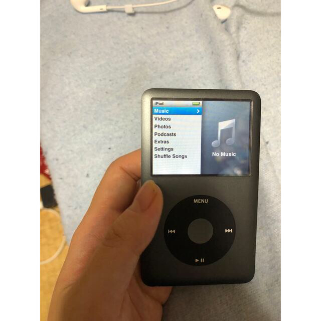 iPod(アイポッド)の【充電ケーブル付】iPod classic 160GB Late 2009② スマホ/家電/カメラのオーディオ機器(ポータブルプレーヤー)の商品写真