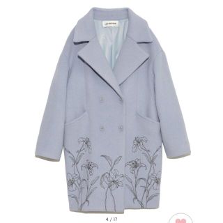 Lily Brown - embroideryコクーンコートの通販 by nyan's Lily Brown - embroideryコクーンコートの通販 by nyan's