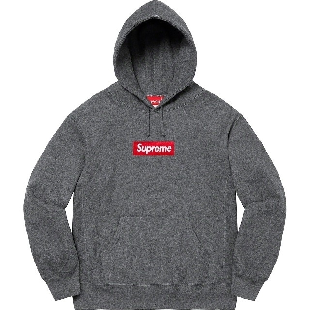 CharcoalSIZESupreme Box Logo Hooded Sweatshirt