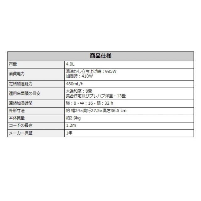 象印(ゾウジルシ)のEE-DC50  2021年モデル スマホ/家電/カメラの生活家電(加湿器/除湿機)の商品写真