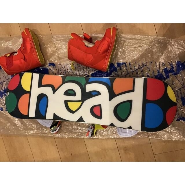 head ヘッドスノーボード  80cm キッズ　３点セットスポーツ/アウトドア