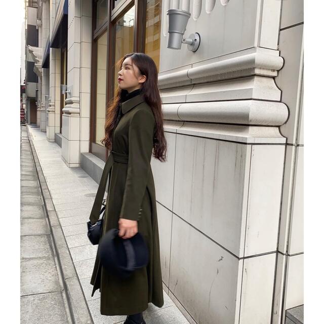 troissanglier vintagedresscoat khaki レディースのジャケット/アウター(ロングコート)の商品写真