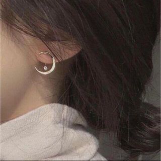 moonlight ear jacket pierce s925 & 18kgf(ピアス)