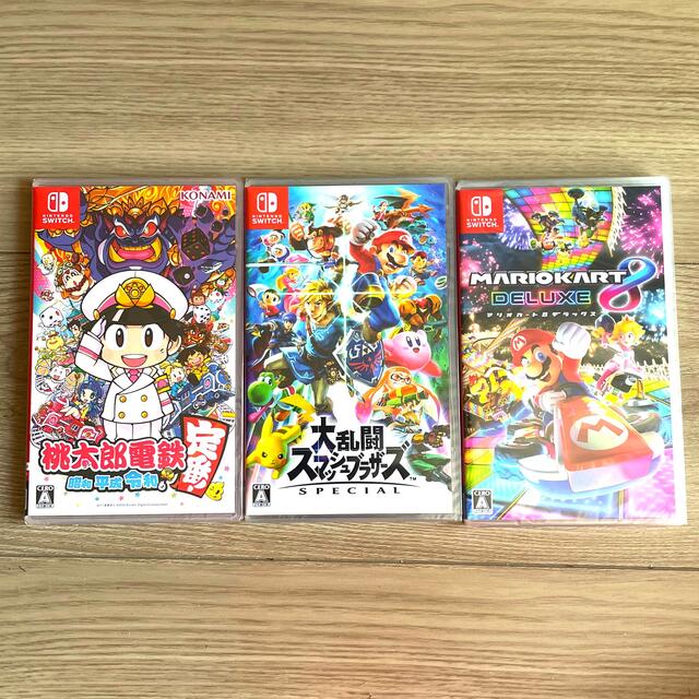つやあり Nintendo Switch ソフト3本 新品未開封 - 通販