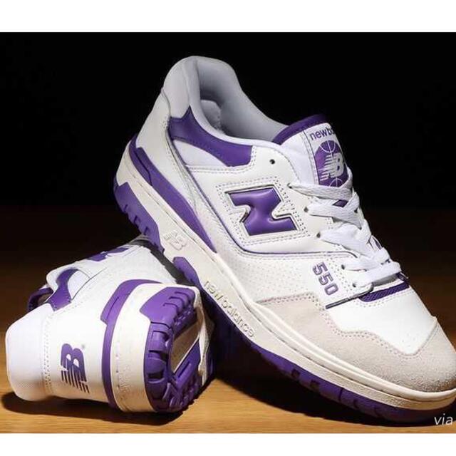 New Balance(ニューバランス)のNEW BALANCE BB550WR1 "PURPLE" メンズの靴/シューズ(スニーカー)の商品写真