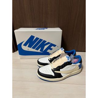 ナイキ(NIKE)のナイキ トラヴィスコット フラグメント エアジョーダン1 low(スニーカー)