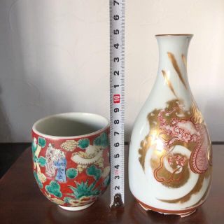 九谷焼 木米 陶山 明治〜大正時代 湯呑み 徳利の通販 by こてつ's