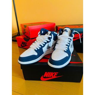 ナイキ(NIKE)のAJ1 HIGH OG GS CO.JP MIDNIGHT NAVY(2020)(スニーカー)