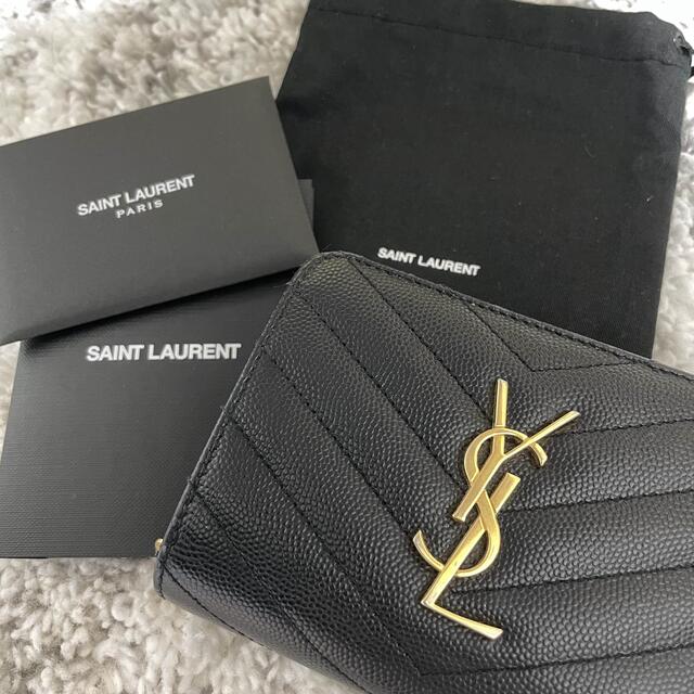 Saint Laurent(サンローラン)の折りたたみ財布 レディースのファッション小物(財布)の商品写真