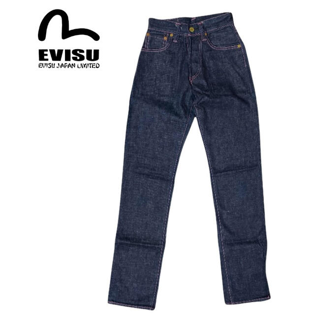 未使用品　EVISU エビスジーンズ　Lot2000 レディース　ピンク　迷彩ジーパン