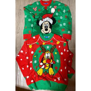 ディズニー(Disney)のディズニーリゾート限定クリスマスセーター、ニット2枚セット(ニット/セーター)