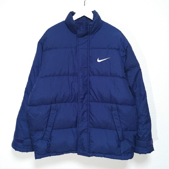 XL 90s ナイキ NIKE ダウンジャケット DOWN スウォッシュ 銀タグ