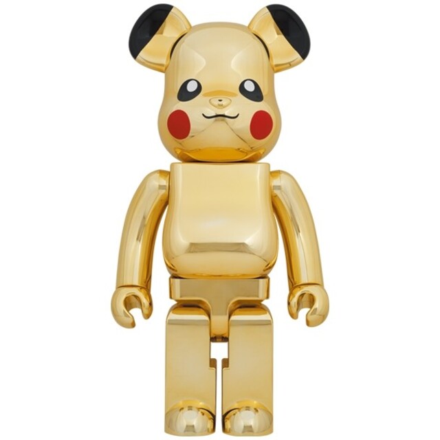 新品 ベアブリック ピカチュウGOLD CHROME Ver.1000400