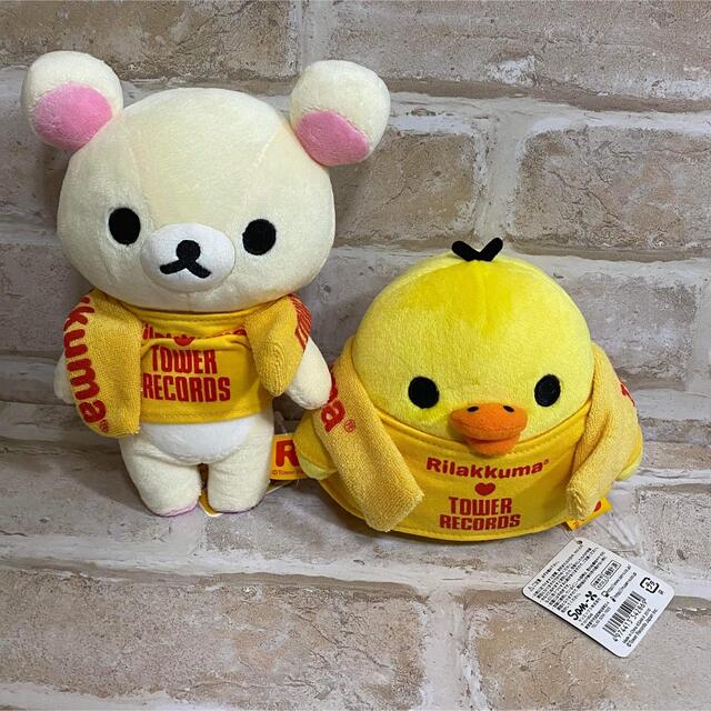 在庫あり Rilakkuma × TOWER RECORDS コラボぬいぐるみ キイロイトリ Accessories ※特典あり