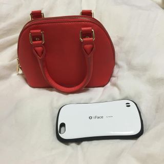 マウジー(moussy)のMOUSSY 美品 ミニバック RED(ショルダーバッグ)