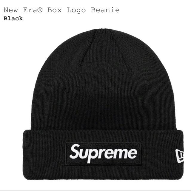 ニット帽/ビーニーSupreme New Era® Box Logo Beanie "Black"