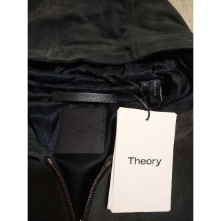 theory スウェードレザージップパーカ ゴートスウェード