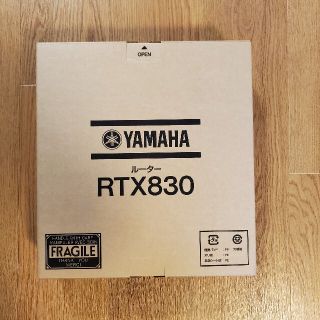 ヤマハ(ヤマハ)の【新品未使用】YAMAHA RTX830 ギガアクセス VPNルーター ヤマハ(PC周辺機器)