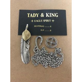 ゴローズ(goro's)のtady&kingタディアンドキング　上金フェザーLネックレス(ネックレス)