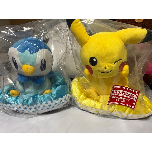 ポケモン 一番くじ B賞ポッチャマぬいぐるみ と ラストワン賞2点セット