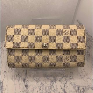 ルイヴィトン(LOUIS VUITTON)の【LOUIS VUITTON/ルイヴィトン】美品 ダミエ 長財布 ホワイト(長財布)