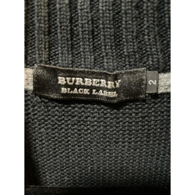 BURBERRY BLACK LABEL(バーバリーブラックレーベル)のバーバリーブラックレーベル　カーディガン メンズのトップス(カーディガン)の商品写真