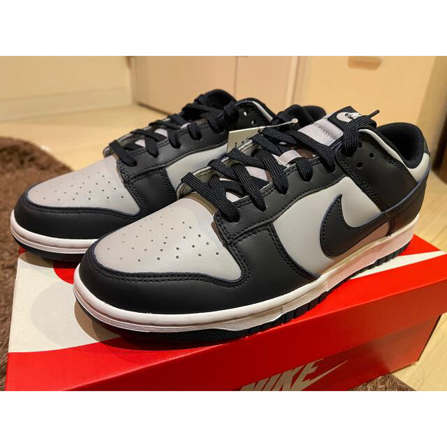 NIKE DUNK LOW CHAMPIONSHIP GREY US10 28スニーカー