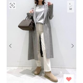 アパルトモンドゥーズィエムクラス(L'Appartement DEUXIEME CLASSE)の☆ L'Appartement Beaver Coat グレー(チェスターコート)