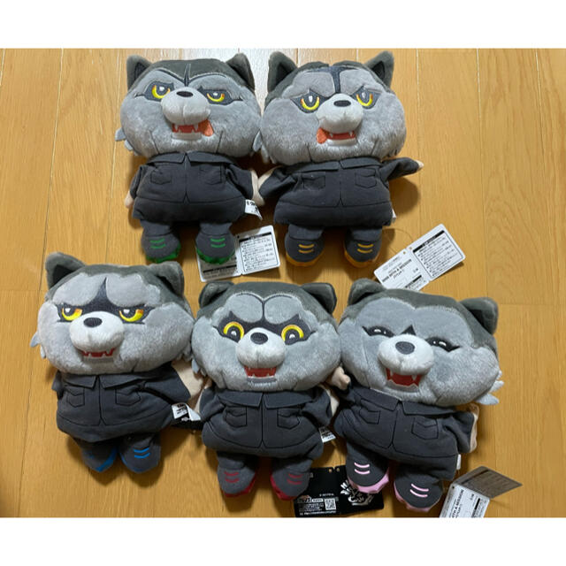 MAN WITH A MISSION 寝ころびパペット5種セット