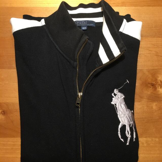 POLO RALPH LAUREN(ポロラルフローレン)のポロラルフローレン　ビッグポニー　黒　ボーイズL 160 キッズ/ベビー/マタニティのキッズ服男の子用(90cm~)(カーディガン)の商品写真