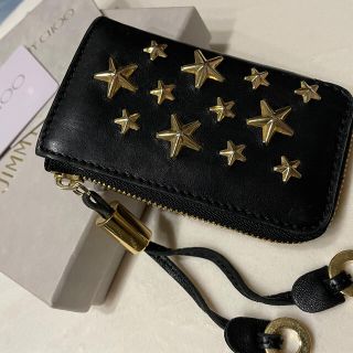 ジミーチュウ(JIMMY CHOO)の【美品】ジミーチュウ　スタッズコインケース(コインケース)