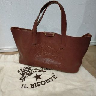 イルビゾンテ(IL BISONTE)のイルビゾンテ IL BISONTE バッグ ビッグロゴ ハンドバッグ カウハイド(ハンドバッグ)