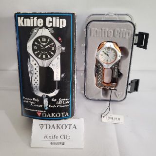 ダコタ(Dakota)のダコタ　DAKOTA Knife Clip　ナイフクリップ　美品　オレンジ(腕時計(アナログ))