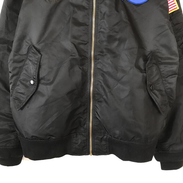 ALPHA INDUSTRIES(アルファインダストリーズ)のアルファインダストリーズ★NASA アポロ★MA-1★フライトジャケット★3XL メンズのジャケット/アウター(フライトジャケット)の商品写真