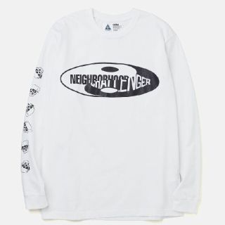 ネイバーフッド(NEIGHBORHOOD)のCHALLENGER 2021 MIX LOGO SKULL L/S TEE 白(Tシャツ/カットソー(七分/長袖))