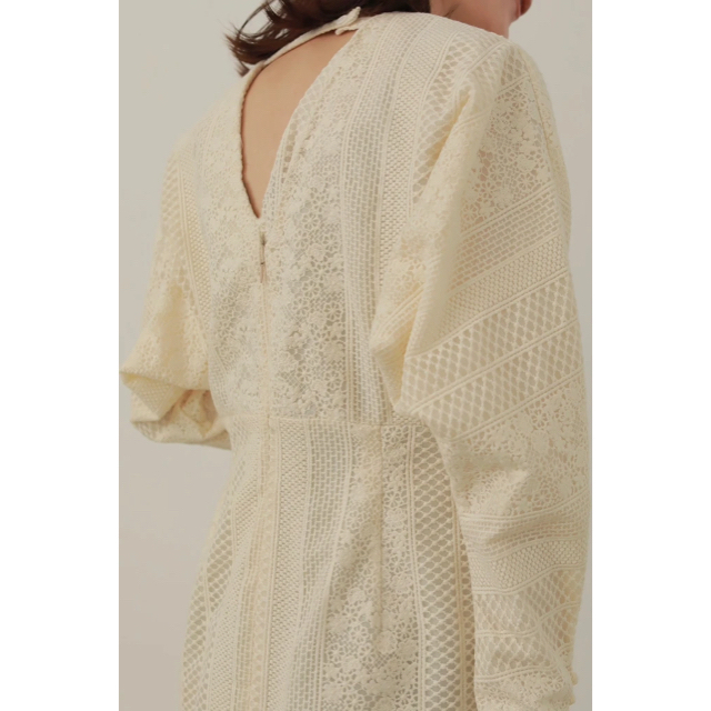 Ameri VINTAGE(アメリヴィンテージ)のlouren lace cotton dress レディースのワンピース(ロングワンピース/マキシワンピース)の商品写真