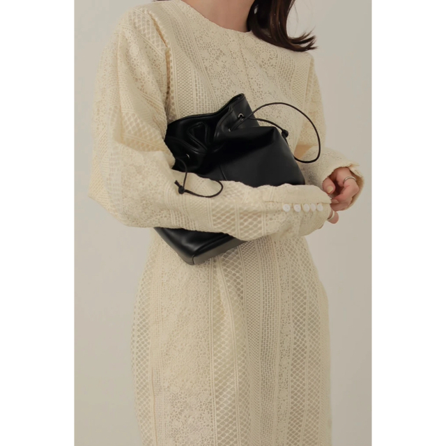 Ameri VINTAGE(アメリヴィンテージ)のlouren lace cotton dress レディースのワンピース(ロングワンピース/マキシワンピース)の商品写真