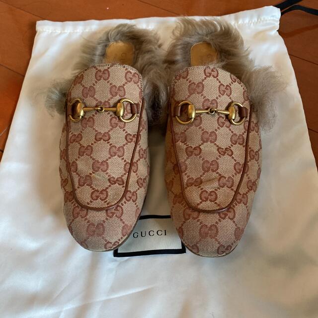 感謝の声続々！ Gucci - Gucci プリンスタウンファー キャンバス 6 1/2