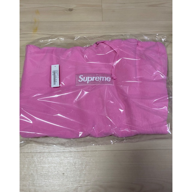 Supreme(シュプリーム)のsupreme box logo パーカー L ピンク pink ボックス メンズのトップス(パーカー)の商品写真