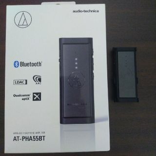 オーディオテクニカ(audio-technica)のオーディオテクニカ ワイヤレスヘッドホンアンプ  AT-PHA55BT(アンプ)