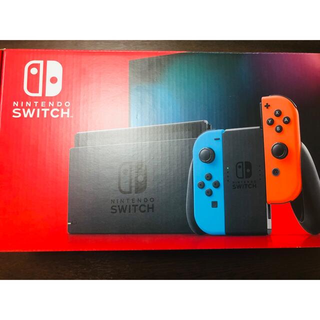 Nintendo Switch - 2台　ほぼ未使用　新型　ニンテンドースイッチ　本体　ネオンブルー