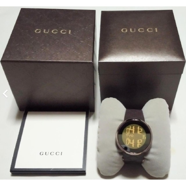 Gucci(グッチ)の高級ブランドGUCCI メンズ腕時計(I-Gucci アイグッチ)超美品 格安 メンズの時計(腕時計(デジタル))の商品写真