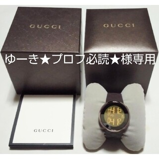 グッチ(Gucci)の高級ブランドGUCCI メンズ腕時計(I-Gucci アイグッチ)超美品 格安(腕時計(デジタル))