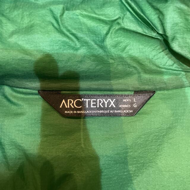 ARC'TERYX(アークテリクス)のArc'teryx アトム LT フーディ　Ｌ メンズのジャケット/アウター(ダウンジャケット)の商品写真