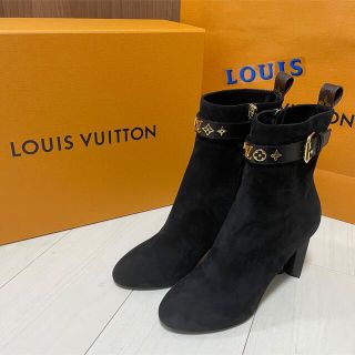 LOUIS VUITTON - VUITTON ブーツ シルエットラインアンクルブーツ の